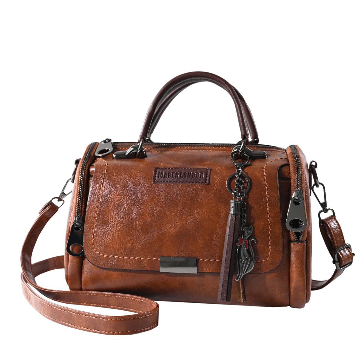 Alledaagse crossbodytas met meerdere ritsen - Bestseller