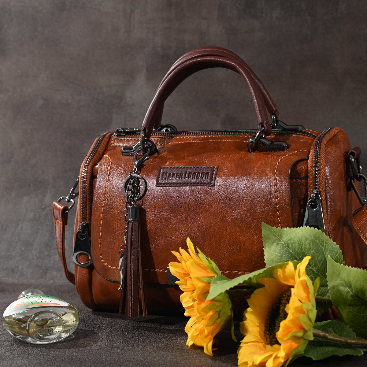Alledaagse crossbodytas met meerdere ritsen - Bestseller