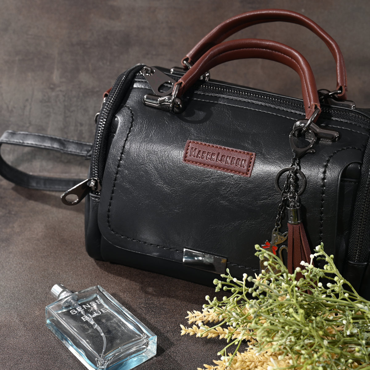 Alledaagse crossbodytas met meerdere ritsen - Bestseller