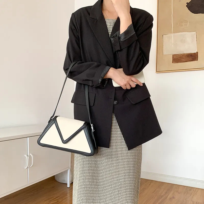 Geometric Mini Shoulder Bag – Small Handbag