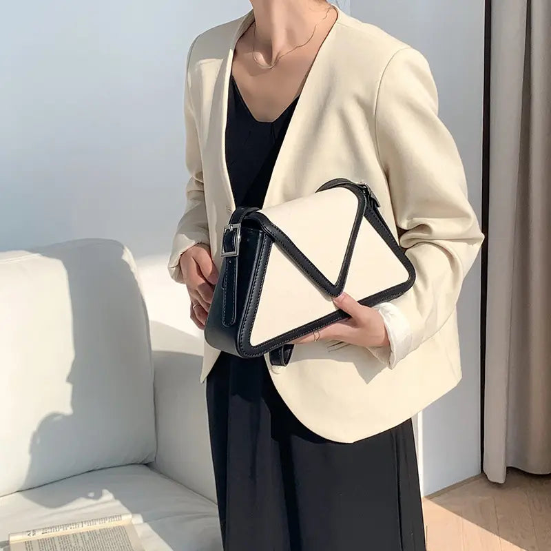 Geometric Mini Shoulder Bag – Small Handbag
