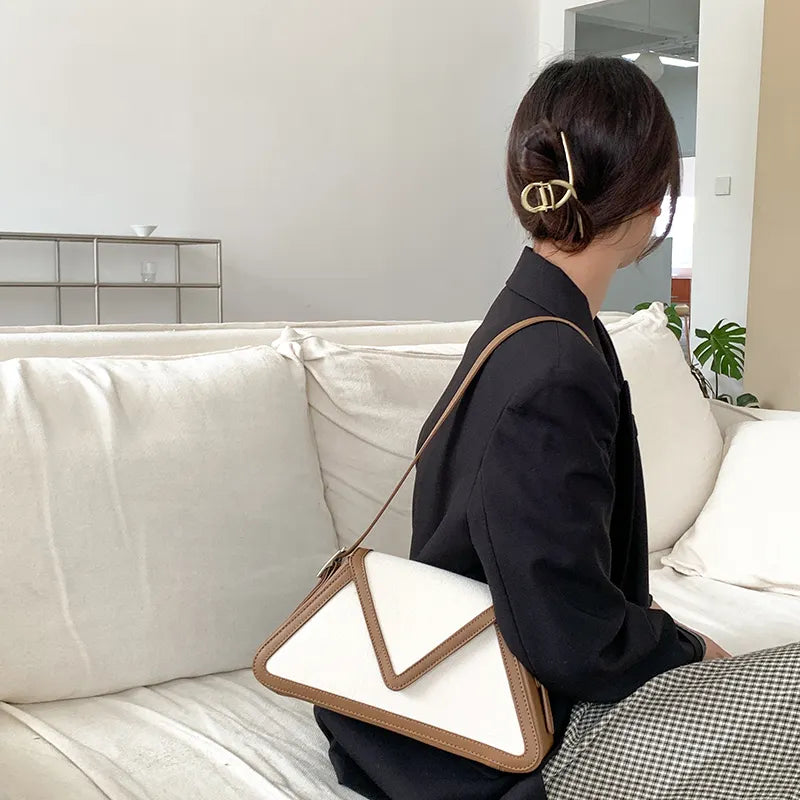 Geometric Mini Shoulder Bag – Small Handbag